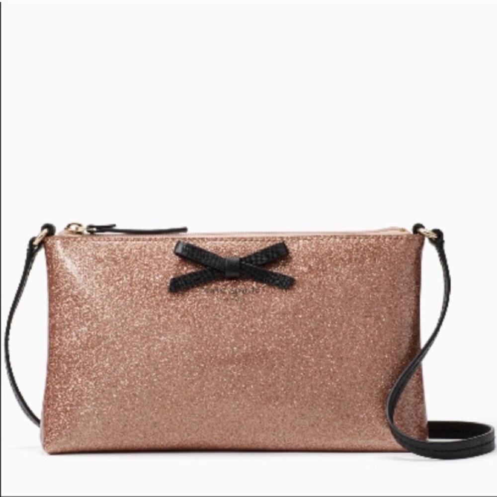 Kate Spade Mavis Street crossbody purse rose gold